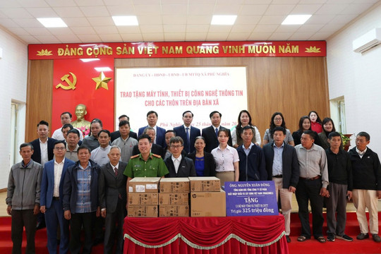 Phú Nghĩa điểm sáng trong thực hiện chuyển đổi số ở cơ sở