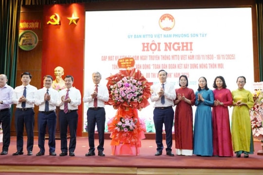 Lan tỏa tinh thần đại đoàn kết từ phường Sơn Tây
