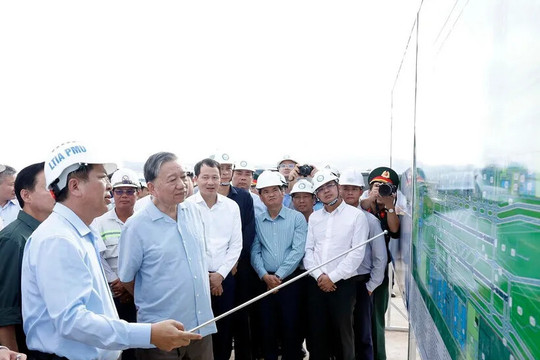 Tổng Bí thư Tô Lâm: Long Thành phải là hình mẫu mới về hạ tầng hàng không hiện đại
