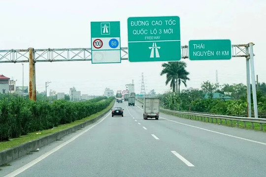 Hà Nội thống nhất giao UBND tỉnh Thái Nguyên triển khai thực hiện dự án đầu tư xây dựng hoàn chỉnh cao tốc CT.07 đoạn Hà Nội - Thái Nguyên