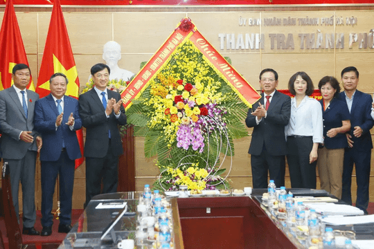 Bí thư Thành ủy Nguyễn Duy Ngọc chúc mừng Ngày truyền thống Thanh tra Việt Nam