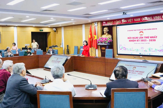 Phường Đống Đa phát huy dân chủ, góp ý sâu sắc vào dự thảo Văn kiện Đại hội XIV của Đảng