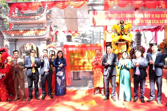 Xã Dương Hòa khánh thành công trình tu bổ, tôn tạo di tích Võ chỉ Quế Dương