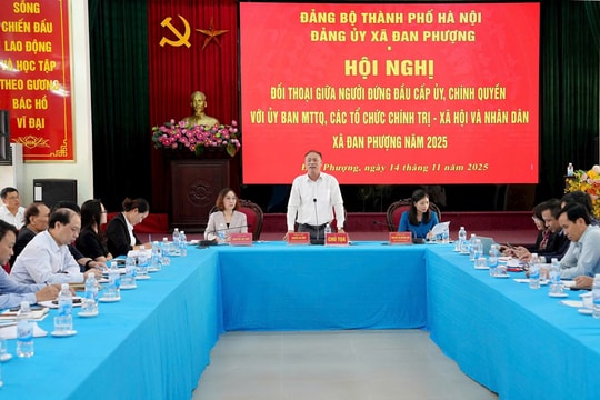 Xã Đan Phượng đối thoại, tháo gỡ nhiều vướng mắc dân sinh