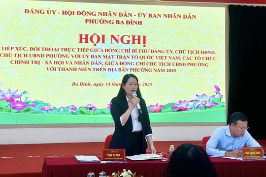 Ba Đình khuyến khích doanh nghiệp đồng hành xây dựng phường thông minh