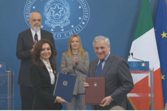 Albania và Italia thắt chặt quan hệ đối tác chiến lược