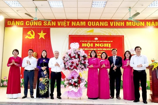 Phường Đại Mỗ, Hà Nội Kỷ niệm 95 năm Ngày truyền thống Mặt trận Tổ quốc Việt Nam
