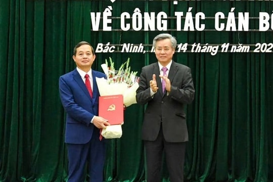 Ông Phạm Hoàng Sơn giữ chức Phó Bí thư Tỉnh ủy Bắc Ninh