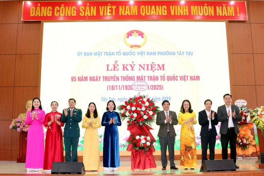 Lan tỏa tinh thần đại đoàn kết tại phường Tây Tựu