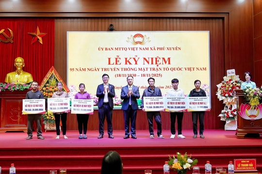 Xã Phú Xuyên kỷ niệm 95 năm Ngày truyền thống Mặt trận Tổ quốc Việt Nam