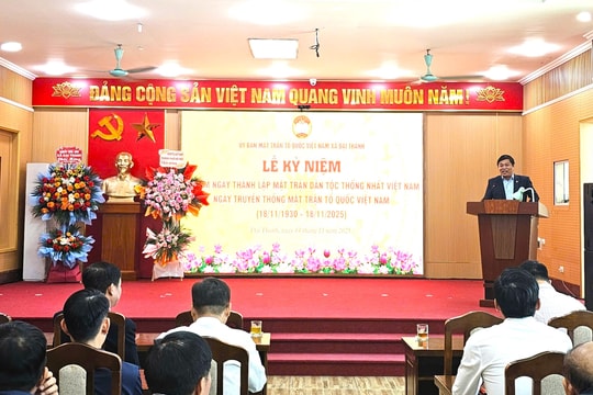 Xã Đại Thanh: Kỷ niệm 95 năm Ngày truyền thống Mặt trận Tổ quốc Việt Nam