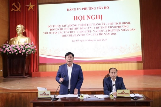 Phường Tây Hồ đối thoại cởi mở, lắng nghe và tiếp thu ý kiến Nhân dân