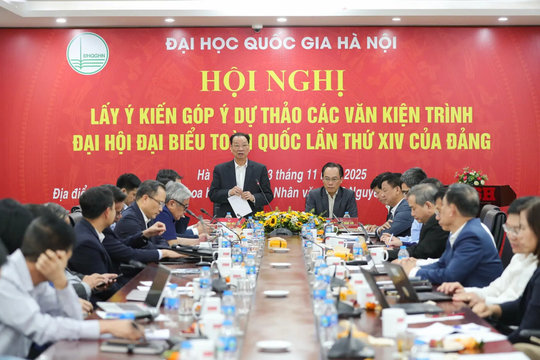 Các chuyên gia ĐHQGHN góp ý Dự thảo Văn kiện Đại hội XIV của Đảng