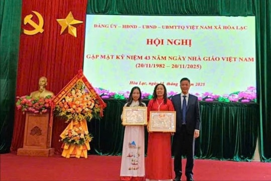Ngành Giáo dục và Đào tạo xã Hòa Lạc: Nhiều tập thể, cá nhân có thành tích xuất sắc được khen thưởng