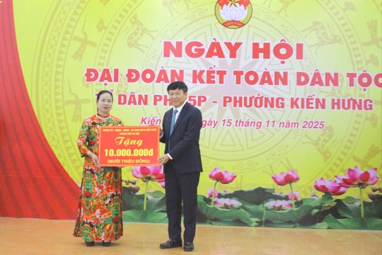 Phường Kiến Hưng: Đẩy mạnh thi đua yêu nước gắn với nhiệm vụ chính trị ở địa phương