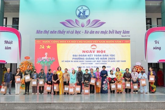 Phường Giảng Võ phát huy sức mạnh khối đại đoàn kết toàn dân tộc