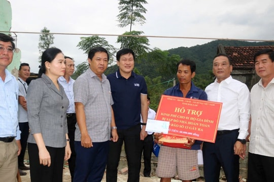 Bí thư Tỉnh ủy Đắk Lắk kiểm tra công tác khắc phục hậu quả sau bão