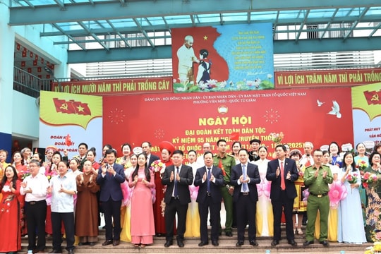 Ngày hội Đại đoàn kết toàn dân tộc phường Văn Miếu - Quốc Tử Giám: Lan tỏa tinh thần gắn kết, xây dựng cộng đồng văn minh