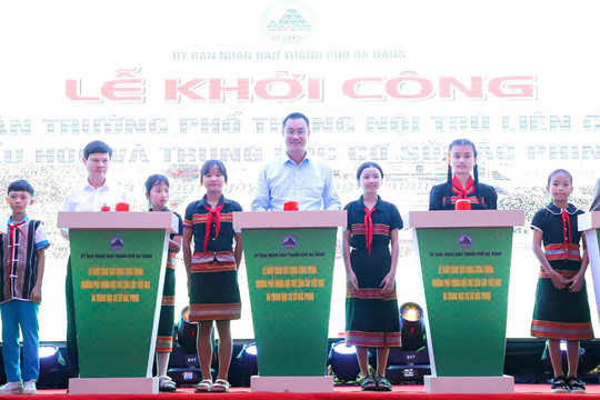 Đà Nẵng khởi công loạt trường tại các xã biên giới