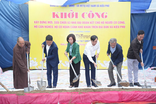 Niềm vui từ những mái nhà Đại đoàn kết