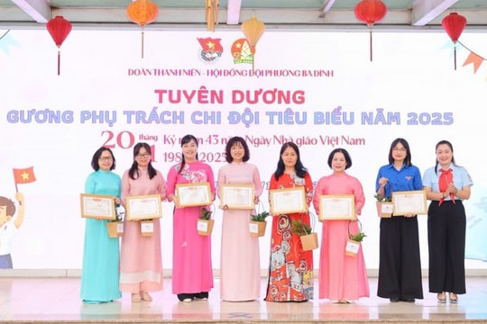 Ba Đình: Gửi lời tri ân đến những người thầy lặng thầm gieo chữ