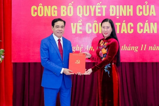 Đồng chí Võ Trọng Hải giữ chức Phó Bí thư Tỉnh ủy Nghệ An