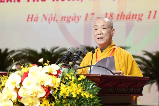 Đại hội đại biểu MTTQ Việt Nam TP Hà Nội lần thứ XVIII Giáo hội Phật giáo Việt Nam luôn đồng hành cùng Thủ đô phát triển