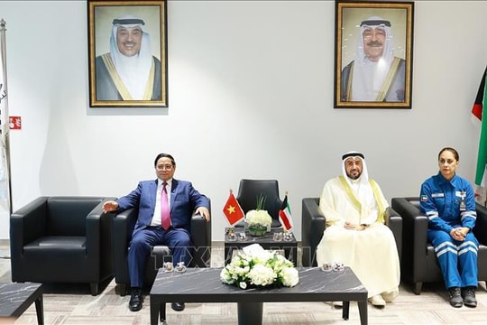 Thủ tướng Phạm Minh Chính thăm Tổ hợp lọc hóa dầu Al-zour và làm việc với Quỹ Kuwait vì sự phát triển kinh tế Ả Rập