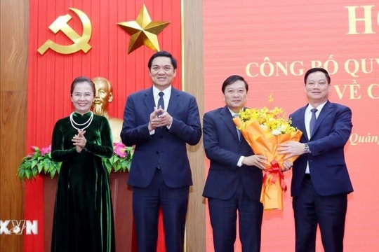 Điều động, chỉ định ông Lê Hồng Vinh giữ chức Phó Bí thư Tỉnh ủy Quảng Trị