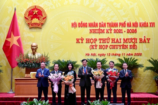 Ủy ban Thường vụ Quốc hội phê chuẩn kết quả bầu Chủ tịch, Phó Chủ tịch HĐND TP Hà Nội
