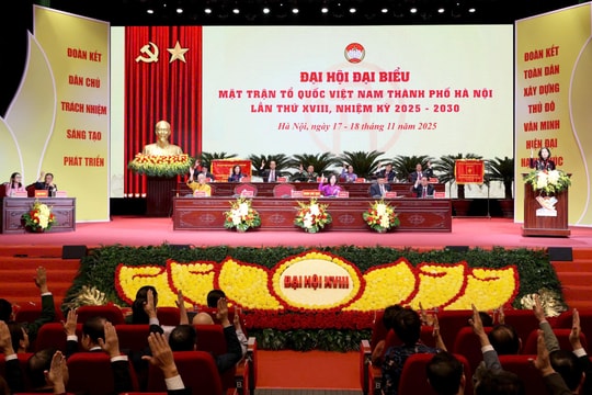 Đại hội XVIII MTTQ Việt Nam thành phố Hà Nội: Dấu mốc đổi mới, khơi dậy khát vọng phát triển Thủ đô