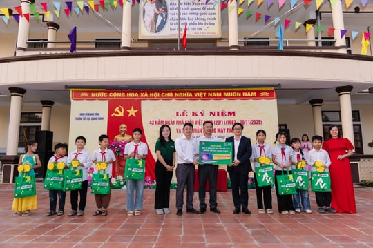 Nestlé trao tặng phòng máy tính giúp học sinh tiếp cận công nghệ