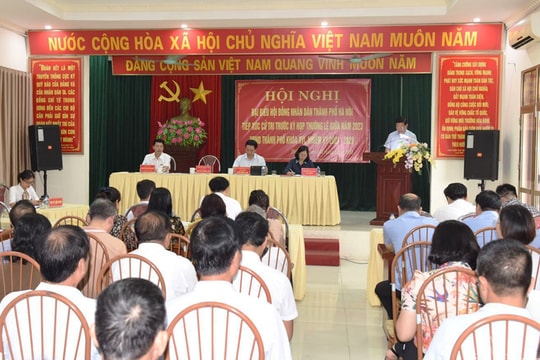 Lịch tiếp xúc cử tri (đợt 2 và đợt 3) của đại biểu HĐND thành phố Hà Nội