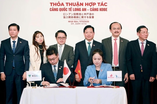Cảng quốc tế Long An ký hợp tác với Cảng Kobe tại Nhật