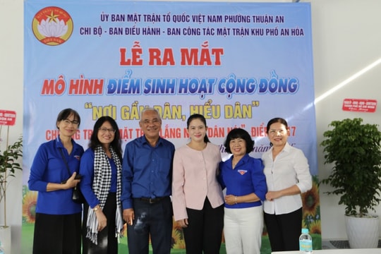 Nhiều chuyển biến tích cực tại phường Thuận An sau khi hợp nhất