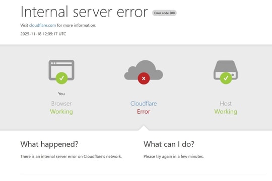 Hàng loạt trang web, dịch vụ internet toàn cầu gián đoạn do sự cố Cloudflare