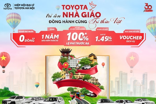 Hoàn thành mục tiêu 2025, mang ô tô về nhà với ưu đãi đến 100% thuế trước bạ từ Toyota