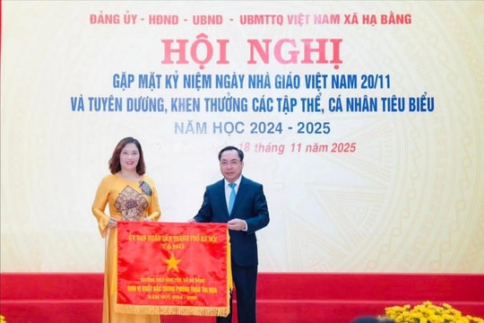 Xã Hạ Bằng: Xây dựng đội ngũ nhà giáo có năng lực, bản lĩnh, khát vọng đổi mới