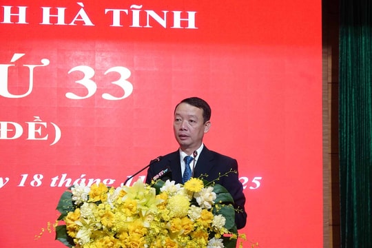 Ông Phan Thiên Định được bầu giữ chức Chủ tịch UBND tỉnh Hà Tĩnh