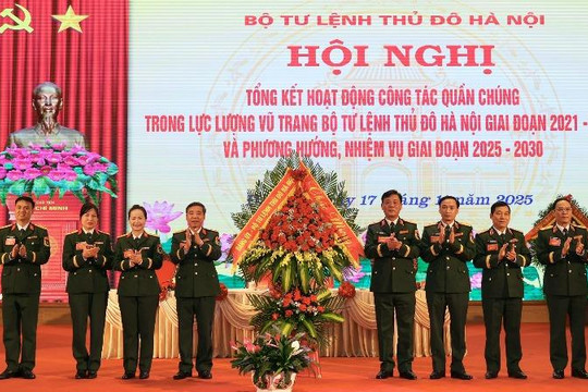 Bộ Tư lệnh Thủ đô tổng kết hoạt động công tác quần chúng giai đoạn 2021-2025