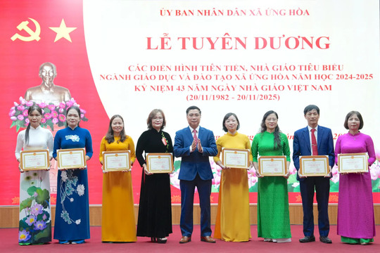 Xã Ứng Hoà tăng tốc đổi mới giáo dục