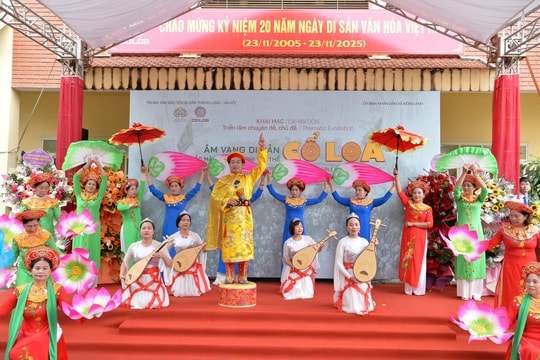 Trưng bày nhiều tư liệu quý về di sản văn hóa phi Cổ Loa”