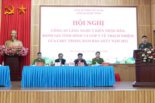 Củng cố mối quan hệ gắn bó mật thiết giữa Công an và Nhân dân