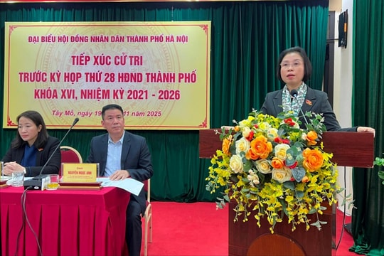 Cử tri Hà Nội kiến nghị nhiều vấn đề về quản lý và hạ tầng đô thị