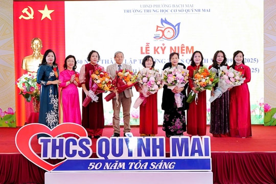 Trường THCS Quỳnh Mai tự hào nửa thế kỷ trưởng thành, phát triển