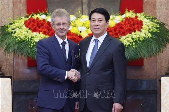 Chủ tịch nước Lương Cường tiếp Chủ tịch Thượng viện Cộng hòa Séc