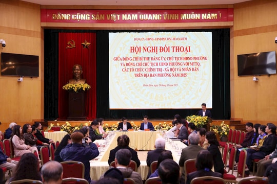 Phường Hoàn Kiếm xây dựng tác phong “Nghe dân nói, nói dân hiểu, làm dân tin”