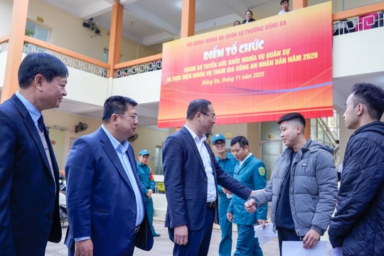 Đồng hành cùng thanh niên, hoàn thành tốt công tác khám tuyển nghĩa vụ quân sự