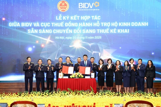 BIDV cùng ngành Thuế đồng hành hỗ trợ hộ kinh doanh chuyển đổi, bứt phá