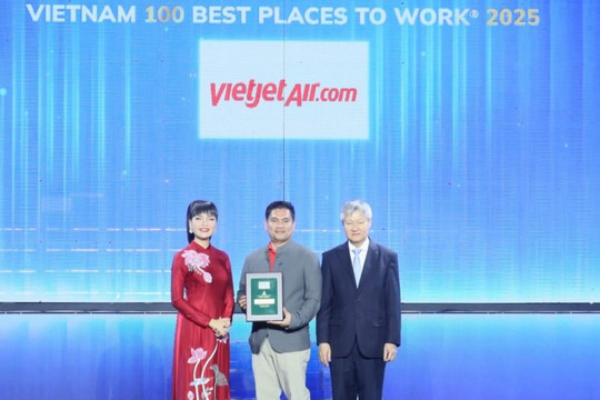 Vietjet, FPT trong top “Nơi làm việc tốt nhất Việt Nam năm 2025“